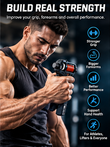 TOVLI GripForge™ | Adjustable Grip Strength Trainer