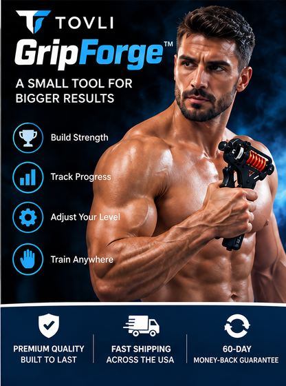 TOVLI GripForge™ | Adjustable Grip Strength Trainer
